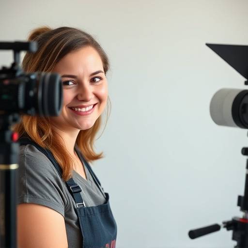 Professionelt billede af Anna, en venlig og kompetent fotoassistent.